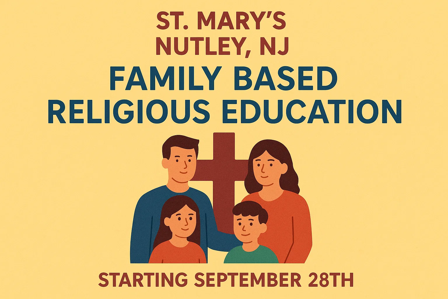 Family Based Religious Education Schedule