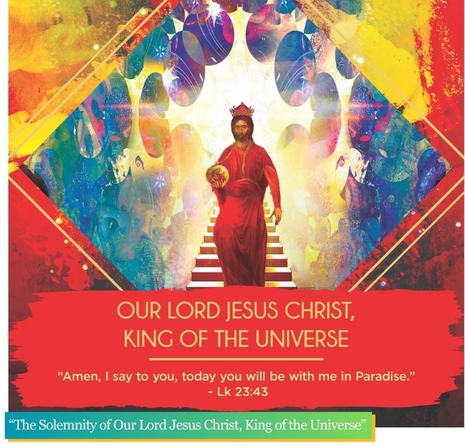 November 23, 2025 “The Solemnity of Our Lord Jesus Christ, King of the Universe”
