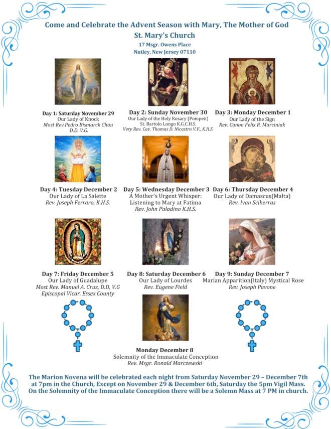 ✨ Join Us for Our Marian Novena ✨