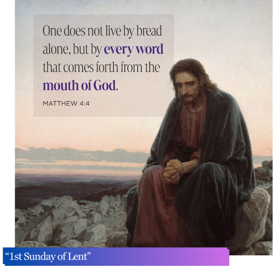 February 22, 2026 “1st Sunday of Lent”