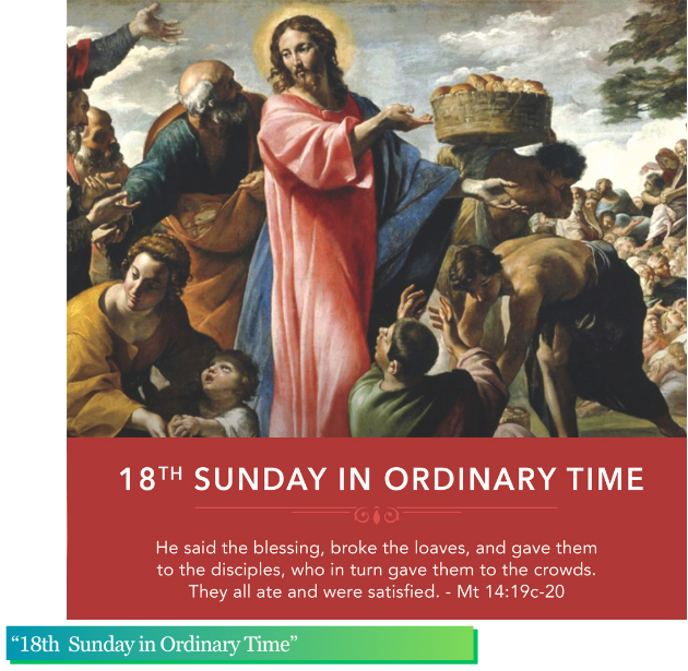 “18th Sunday in Ordinary Time” August 2, 2026