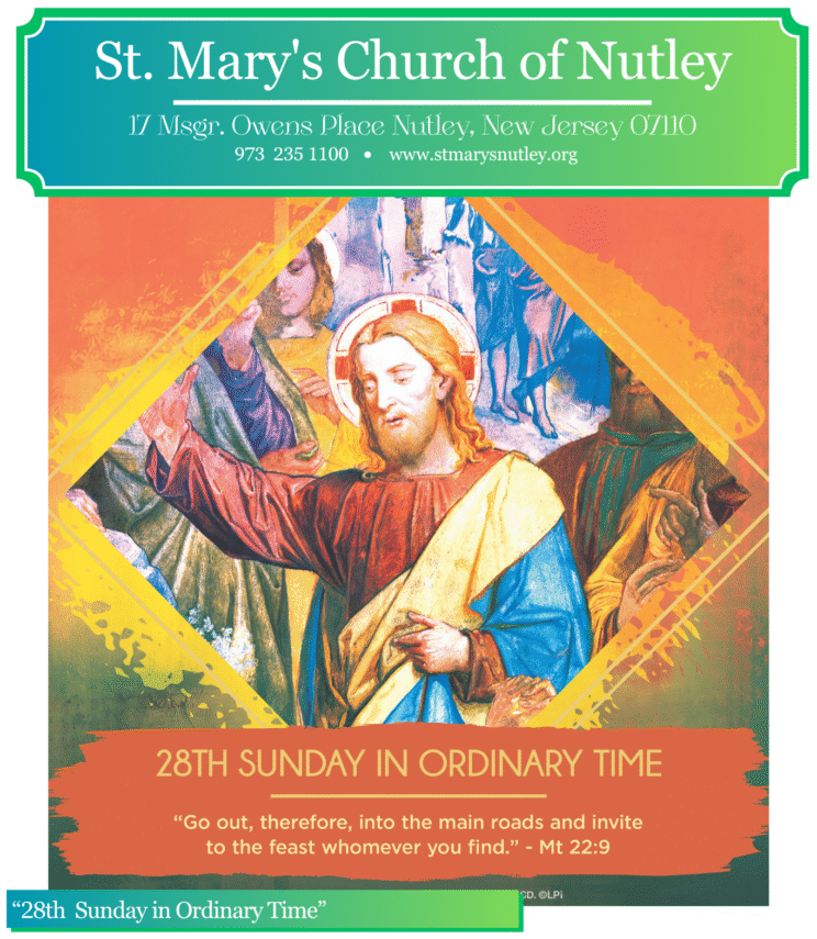 “28th Sunday in Ordinary Time” October 11, 2026