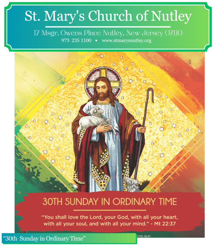 “30th Sunday in Ordinary Time” October 25, 2026