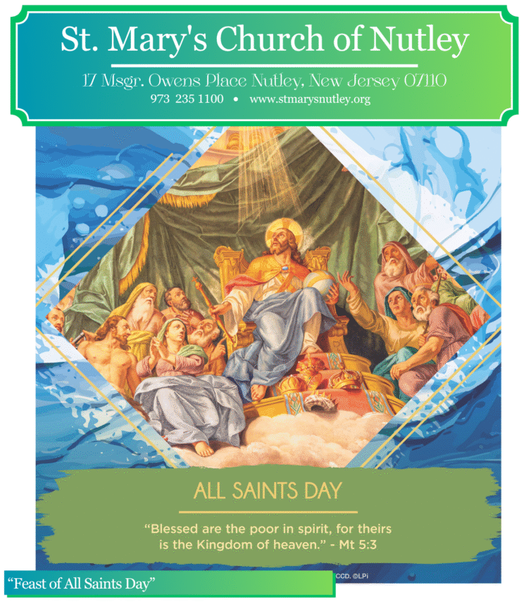 “Feast of All Saints” November 1, 2026